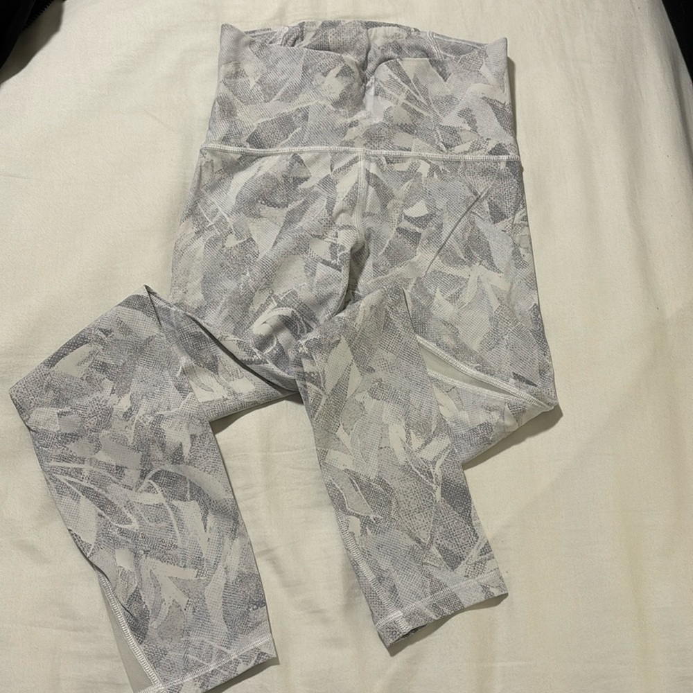 Lululemon leggings with mesh detail